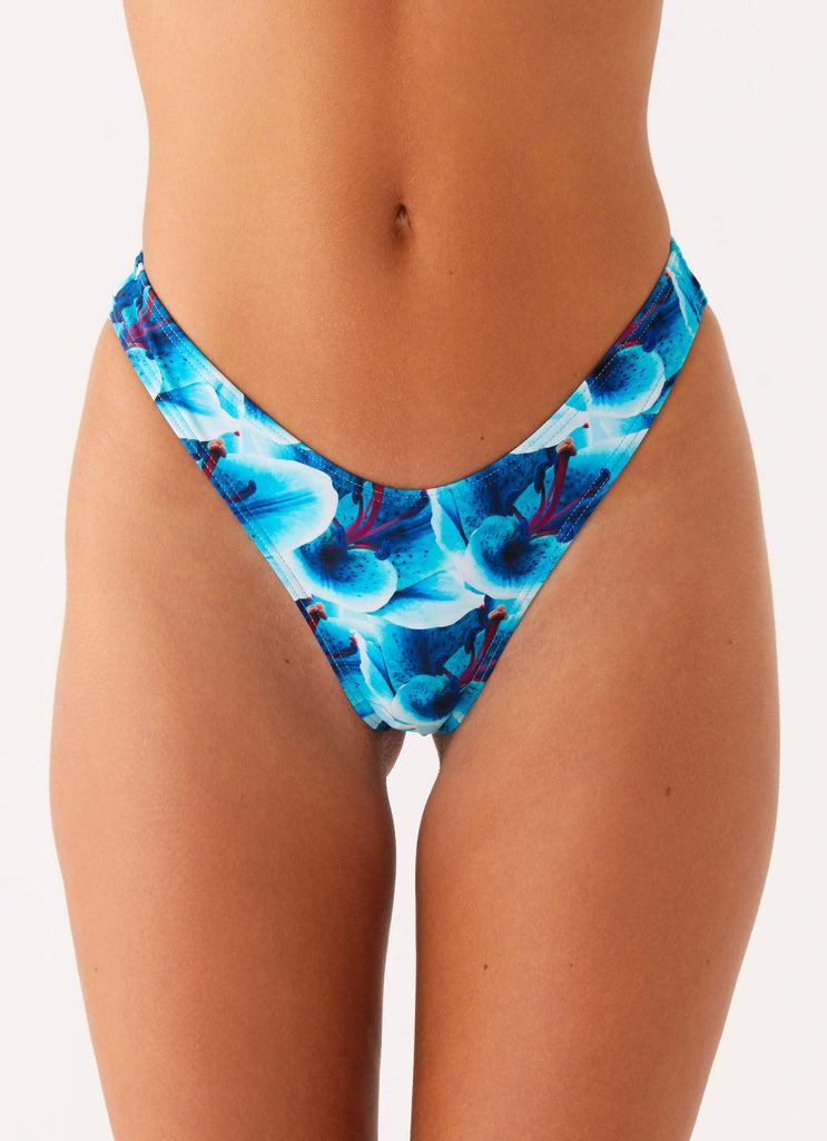 Peppermayo Peppermayo Exclusive - Cuba Bikini Bottoms - Turquoise Floral