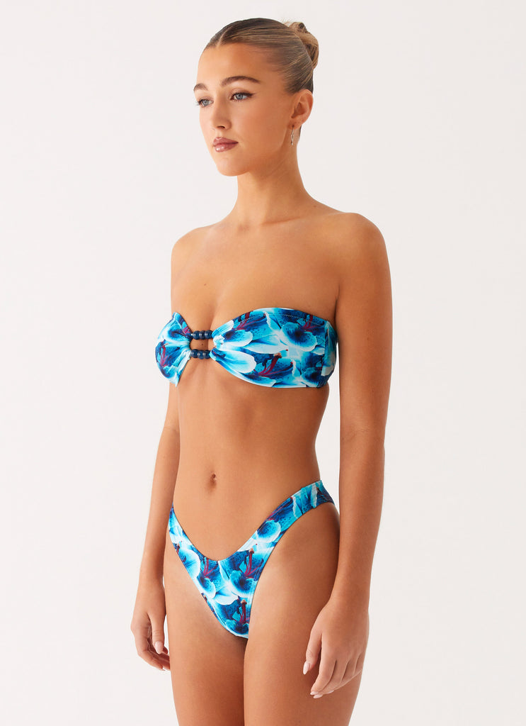 Peppermayo Peppermayo Exclusive - Cuba Bikini Bottoms - Turquoise Floral