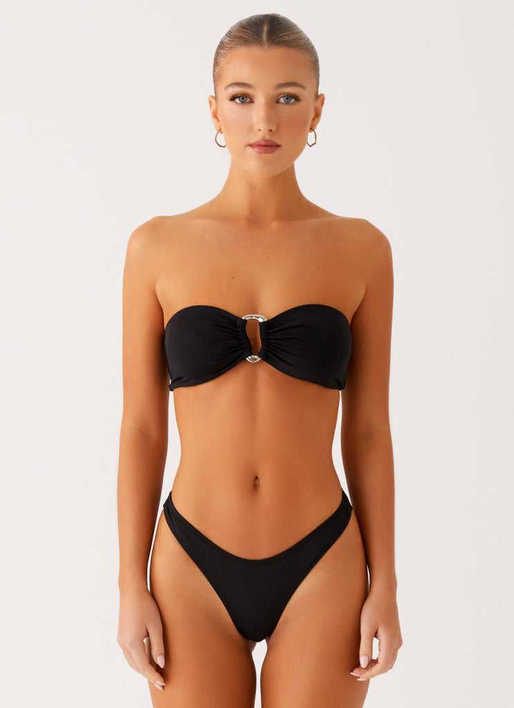 Peppermayo Peppermayo Exclusive - Cuba Strapless Bikini Top - Black
