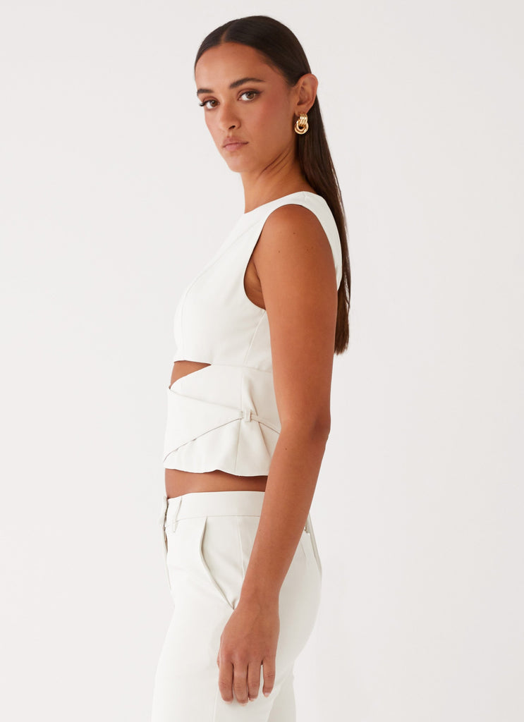 Peppermayo Peppermayo Exclusive - Cyra Wrap Top - Ivory