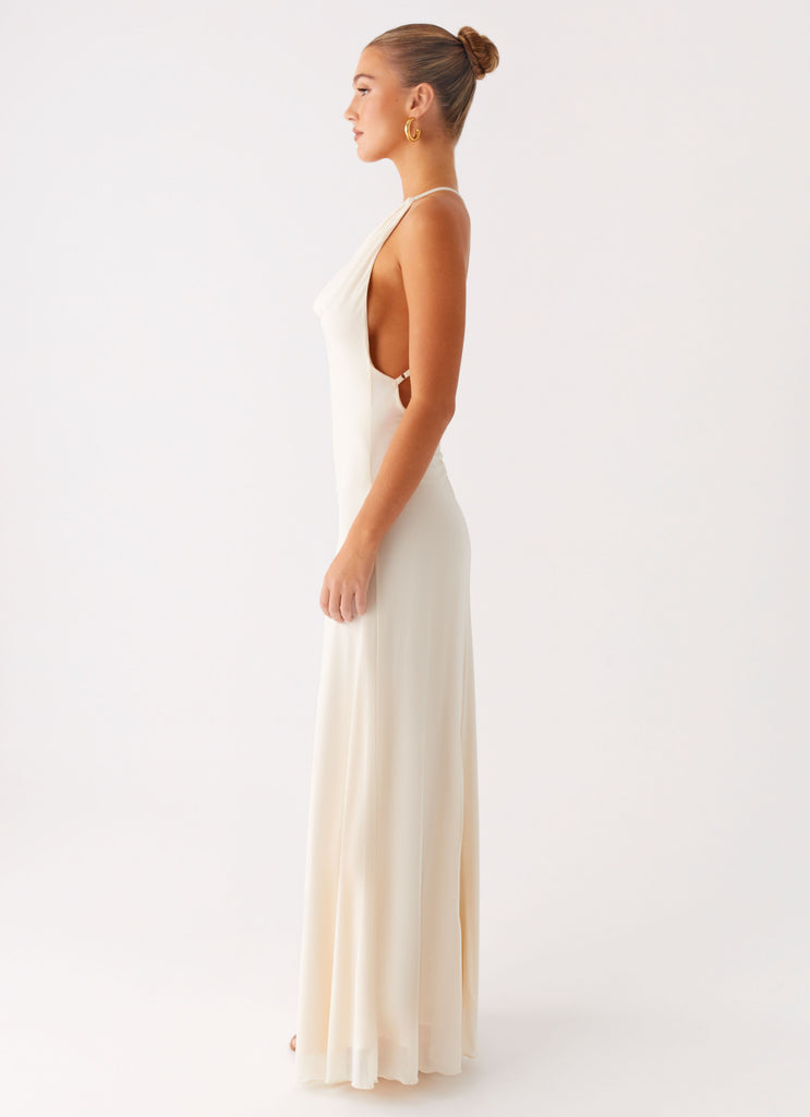 Peppermayo Peppermayo Exclusive - Dahliana Maxi Dress - Off White