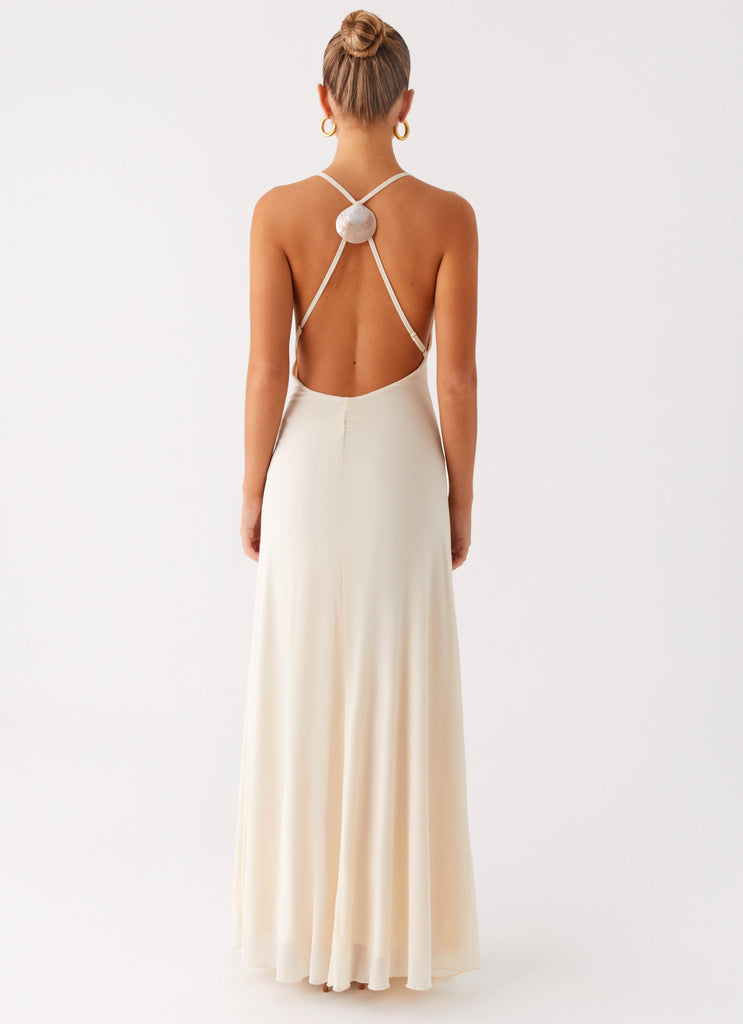 Peppermayo Peppermayo Exclusive - Dahliana Maxi Dress - Off White