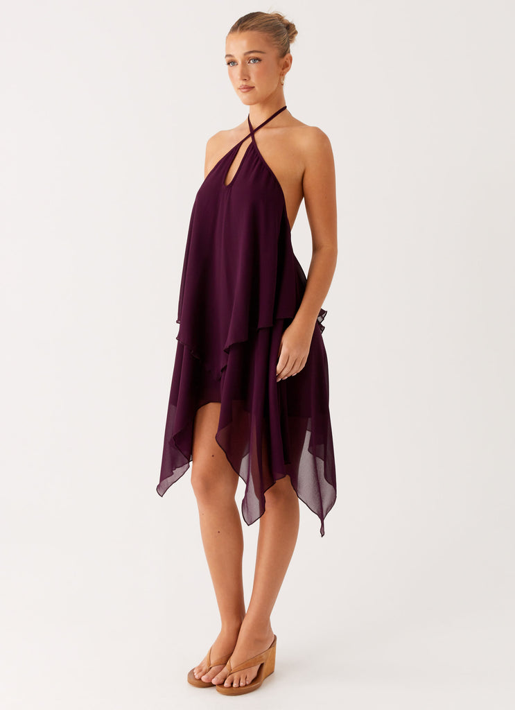 Peppermayo Peppermayo Exclusive - Dalenti Midi Dress - Plum