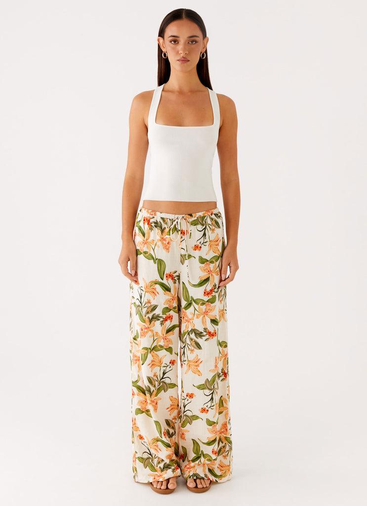 Peppermayo Peppermayo Exclusive - Dalida Linen Pants - Floral Print