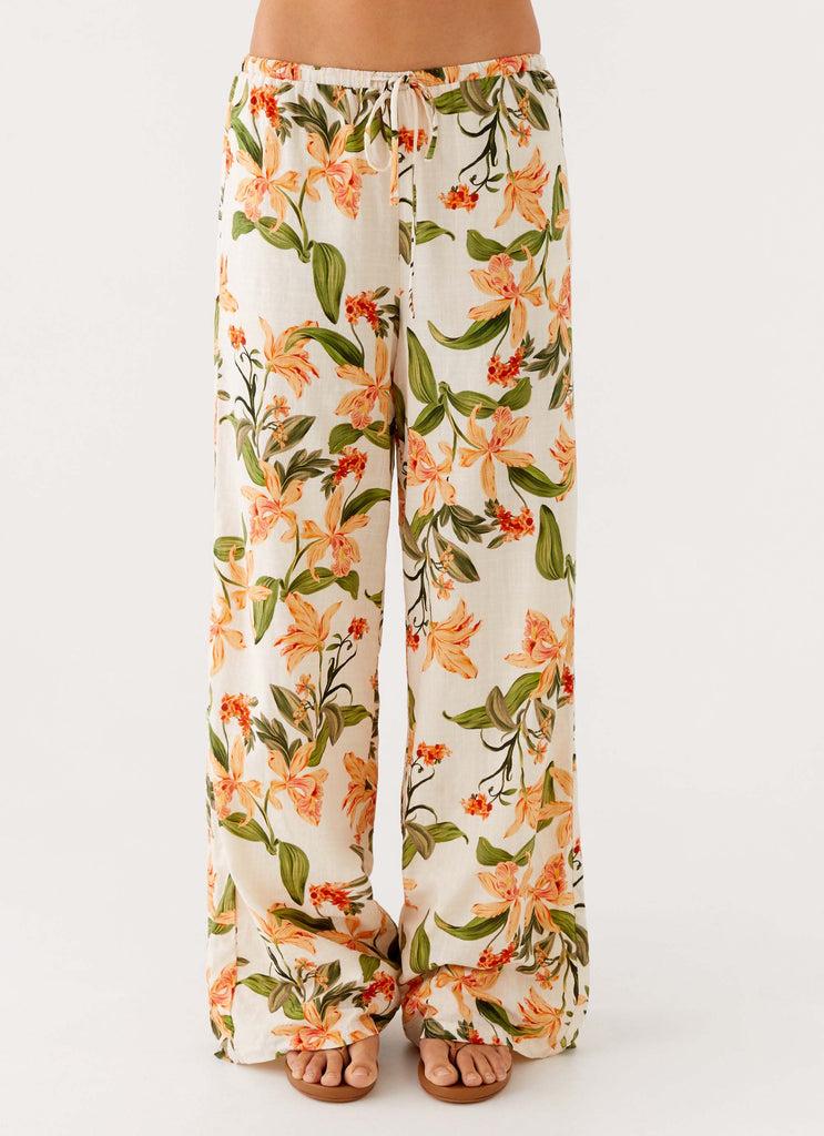 Peppermayo Peppermayo Exclusive - Dalida Linen Pants - Floral Print