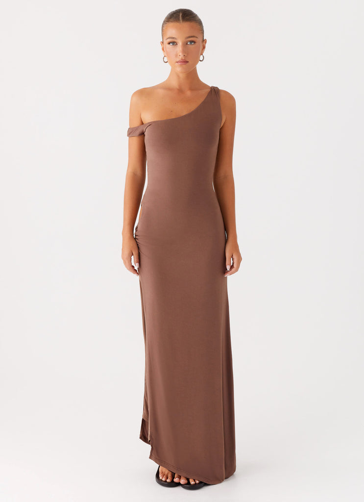 Peppermayo Peppermayo Exclusive - Dalla Maxi Dress - Dark Chocolate