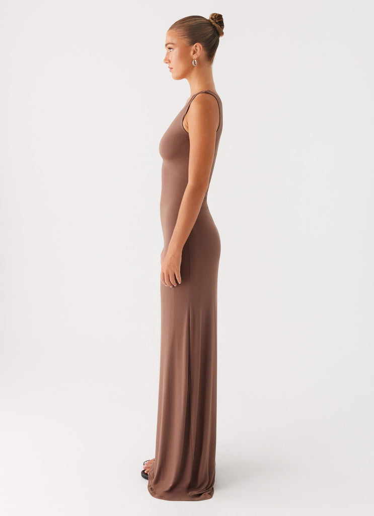 Peppermayo Peppermayo Exclusive - Dalla Maxi Dress - Dark Chocolate