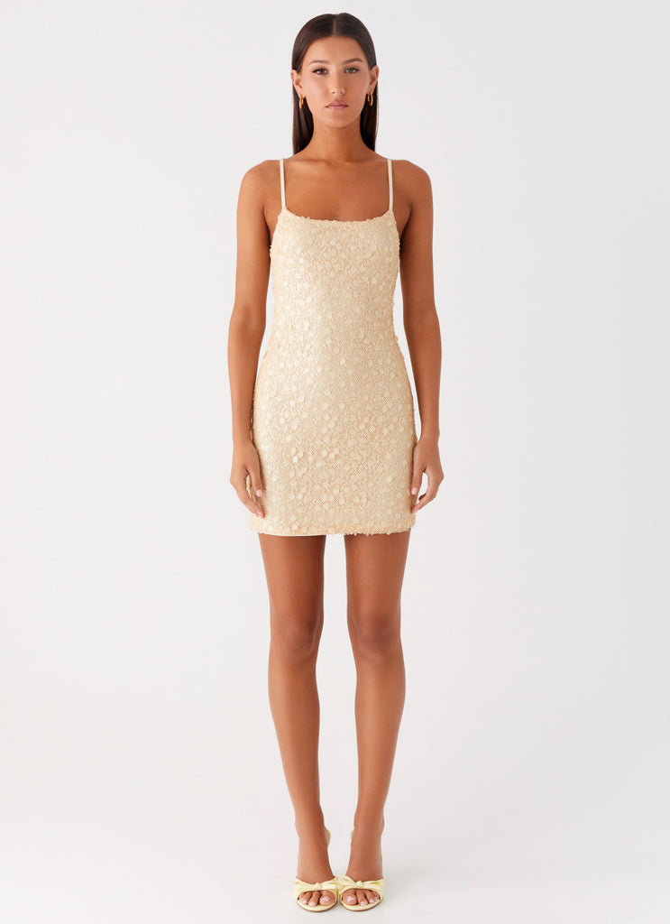 Peppermayo Peppermayo Exclusive - Danali Mini Dress - Yellow