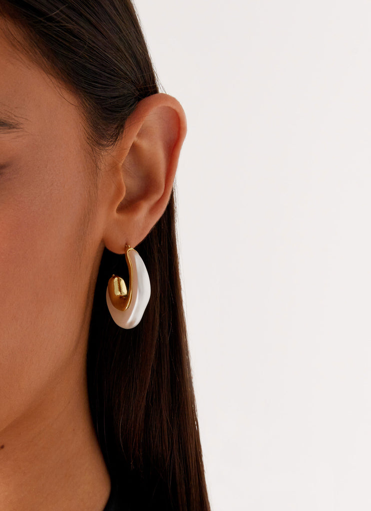 Peppermayo Peppermayo Exclusive - Danca Earrings - Pearl
