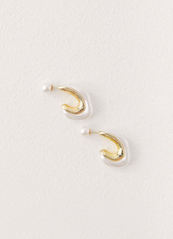 peppermayo Peppermayo Exclusive - Danca Earrings - Pearl