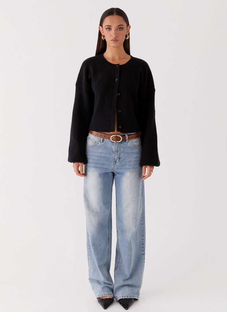 Peppermayo Peppermayo Exclusive - Daphne Knit Cardigan - Black