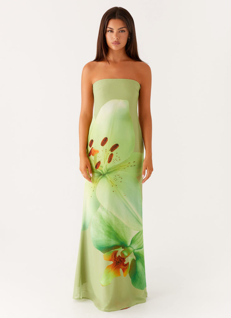 Peppermayo Peppermayo Exclusive - Darcy Maxi Dress - Green Floral