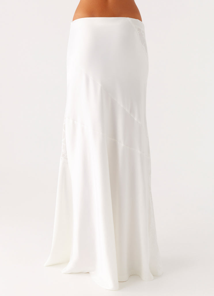 Peppermayo Peppermayo Exclusive - Dasie Lace Maxi Skirt - White