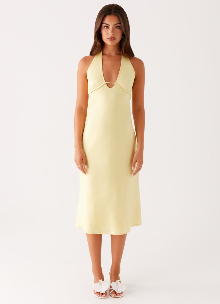 Peppermayo Peppermayo Exclusive - Davies Midi Dress - Yellow