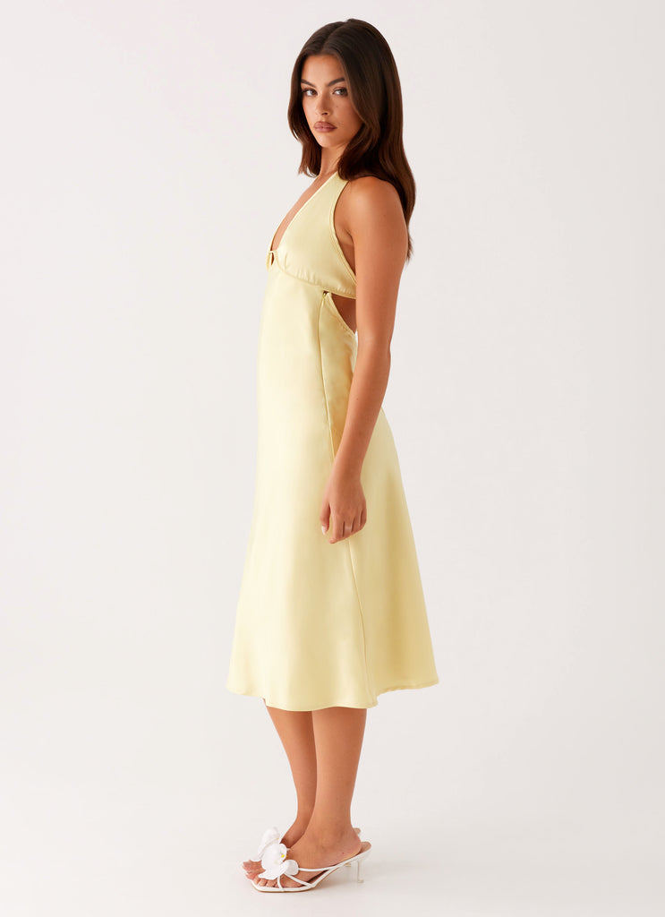 Peppermayo Peppermayo Exclusive - Davies Midi Dress - Yellow