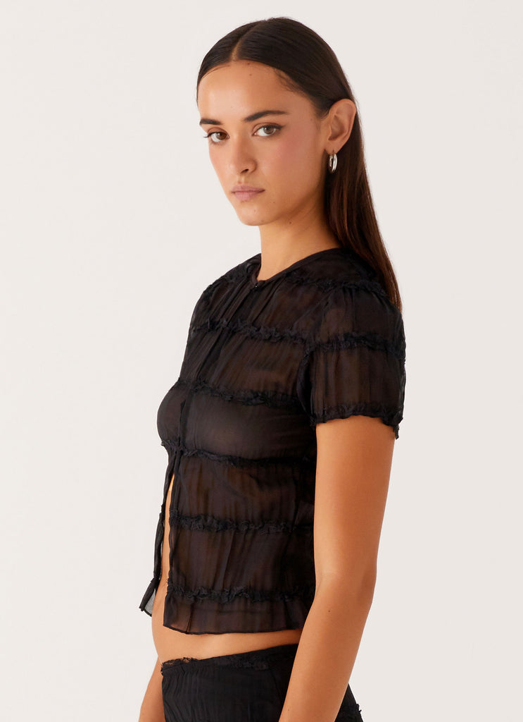 Peppermayo Peppermayo Exclusive - Daydreaming Top - Black