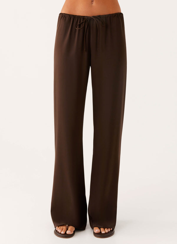 peppermayo Peppermayo Exclusive - Deacon Low Rise Pants - Chocolate