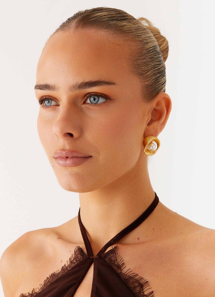 Peppermayo Peppermayo Exclusive - Debut Earrings - Gold