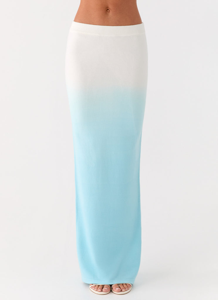Peppermayo Peppermayo Exclusive - Deep Sea Kiss Maxi Skirt - Blue Ombre