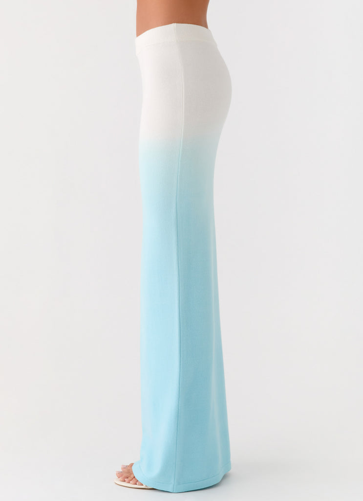 Peppermayo Peppermayo Exclusive - Deep Sea Kiss Maxi Skirt - Blue Ombre