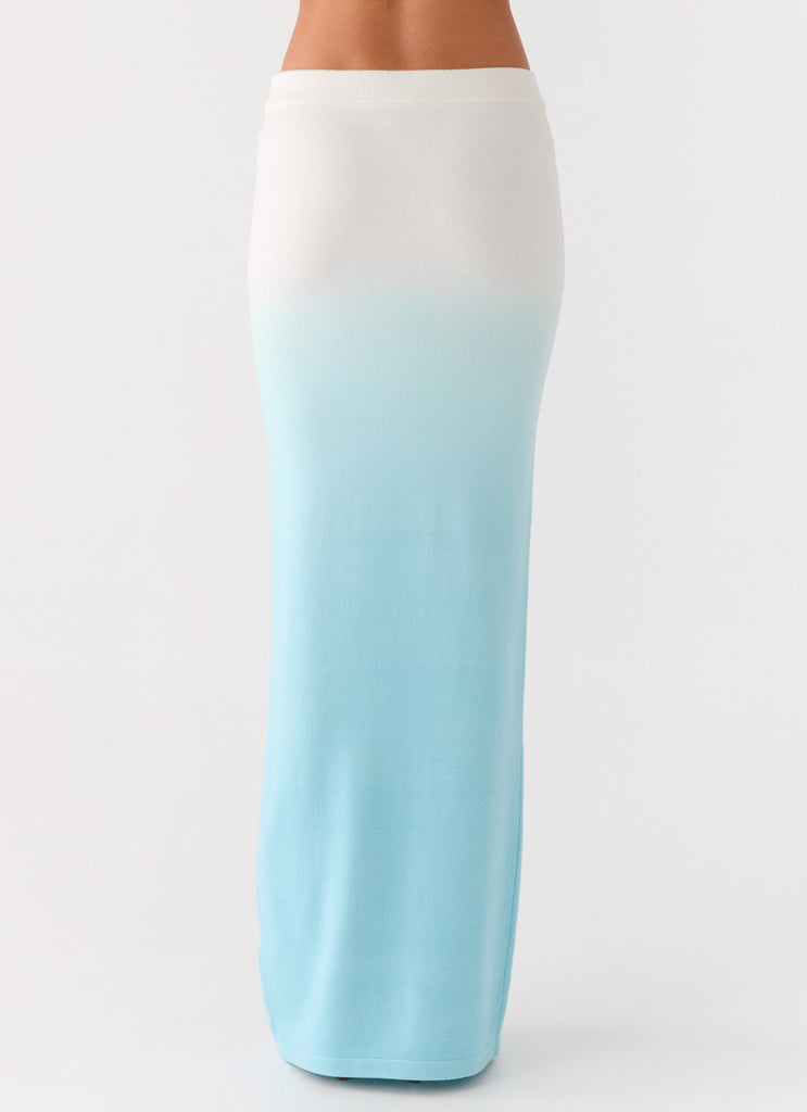 Peppermayo Peppermayo Exclusive - Deep Sea Kiss Maxi Skirt - Blue Ombre