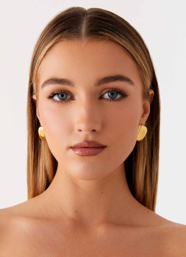 Peppermayo Peppermayo Exclusive - Define Earrings - Gold