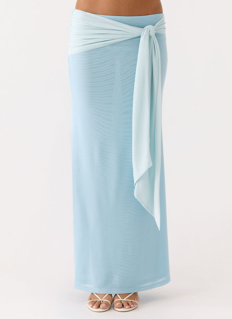 Peppermayo Peppermayo Exclusive - Delani Maxi Skirt - Blue