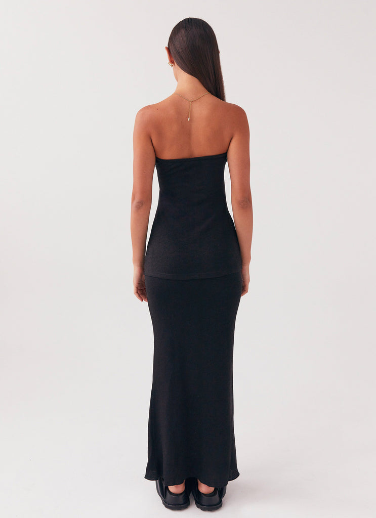 Peppermayo Peppermayo Exclusive - Delicate Lady Knit Top - Black