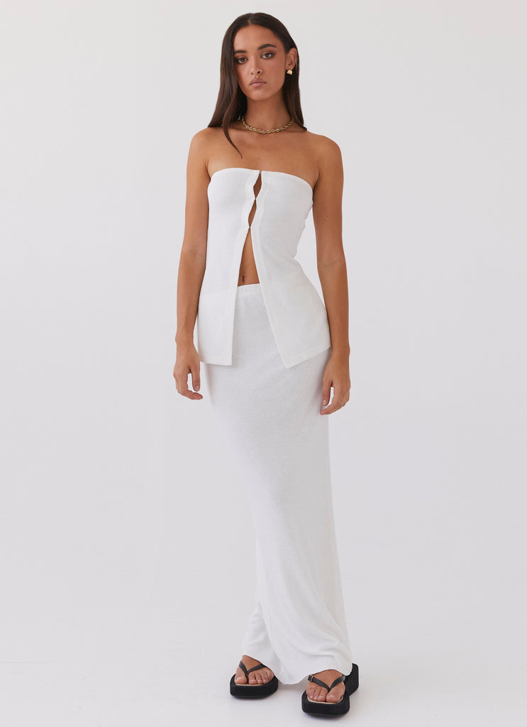 Peppermayo Peppermayo Exclusive - Delicate Lady Knit Top - White