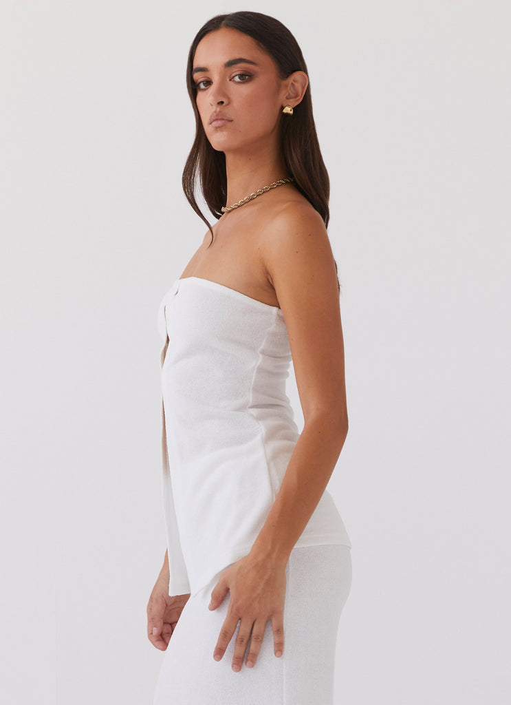 Peppermayo Peppermayo Exclusive - Delicate Lady Knit Top - White