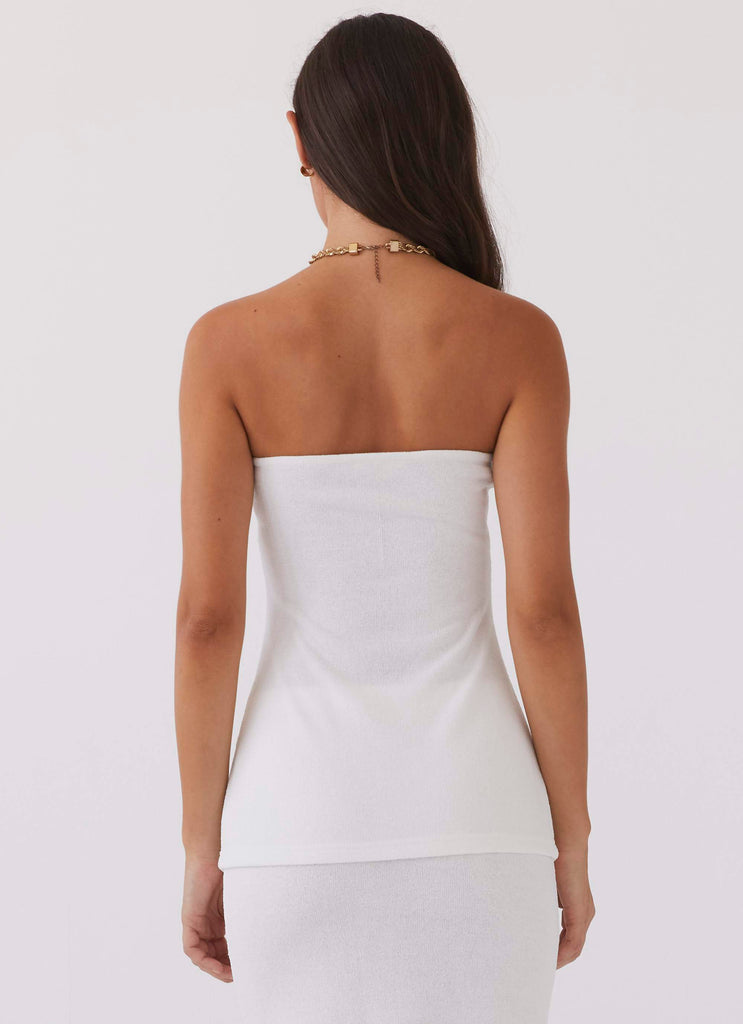 Peppermayo Peppermayo Exclusive - Delicate Lady Knit Top - White