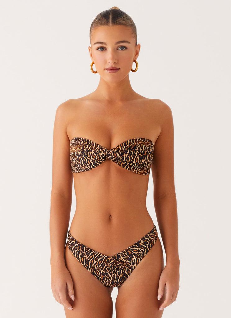 Peppermayo Peppermayo Exclusive - Delta Bandeau Bikini Top - Cheetah