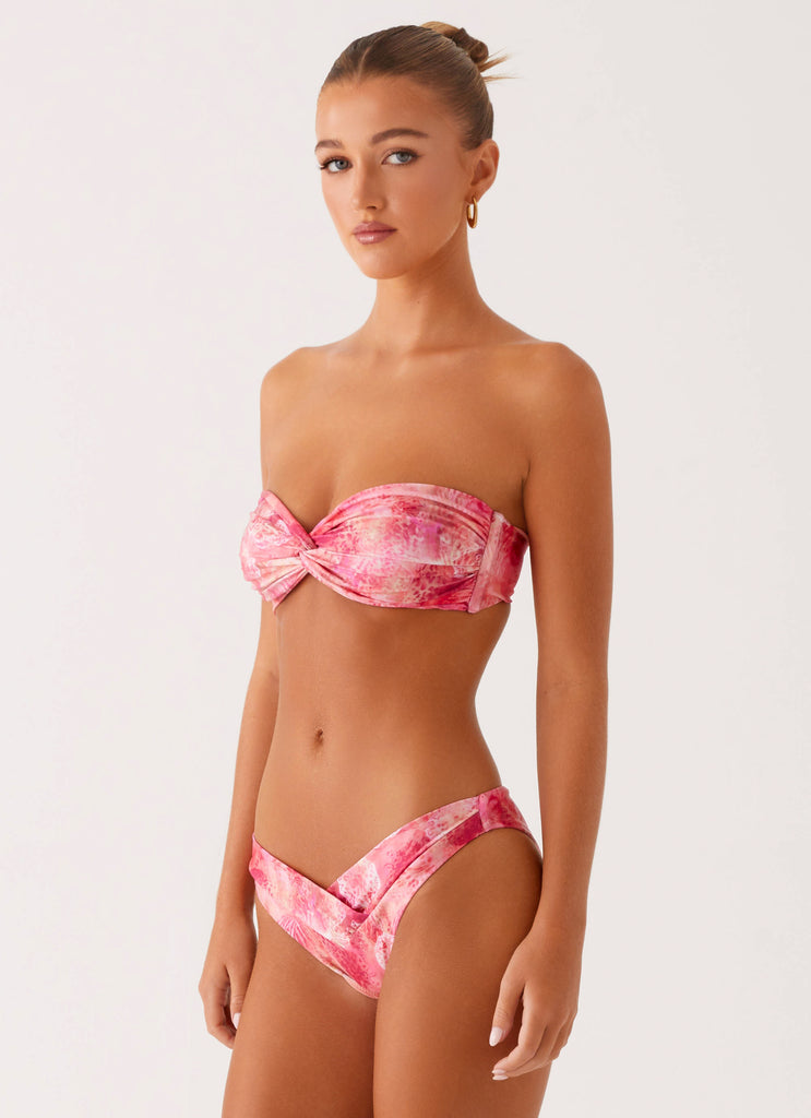 Peppermayo Peppermayo Exclusive - Delta Bandeau Bikini Top - Flamingo Fling