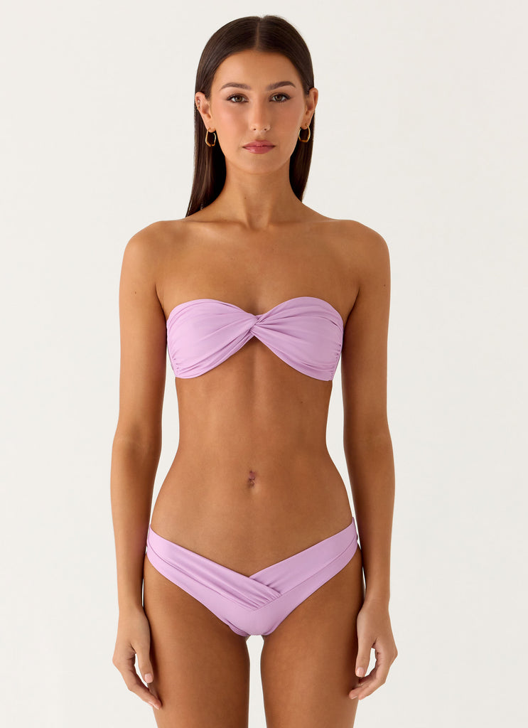 Peppermayo Peppermayo Exclusive - Delta Bandeau Bikini Top - Lavender