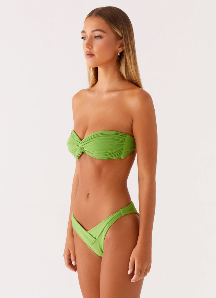 Peppermayo Peppermayo Exclusive - Delta Bandeau Bikini Top - Lime Green