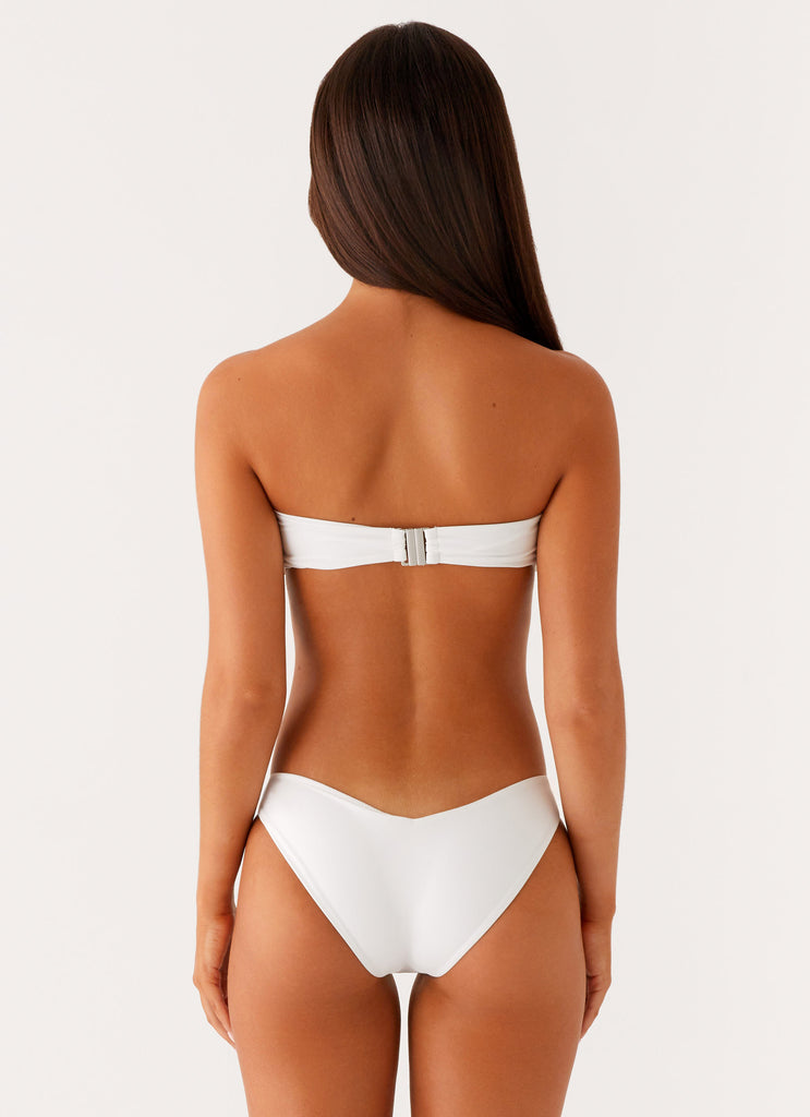 Peppermayo Peppermayo Exclusive - Delta Bandeau Bikini Top - White