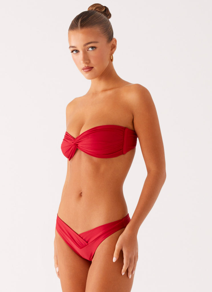 Peppermayo Peppermayo Exclusive - Delta Bikini Bottoms - Deep Red