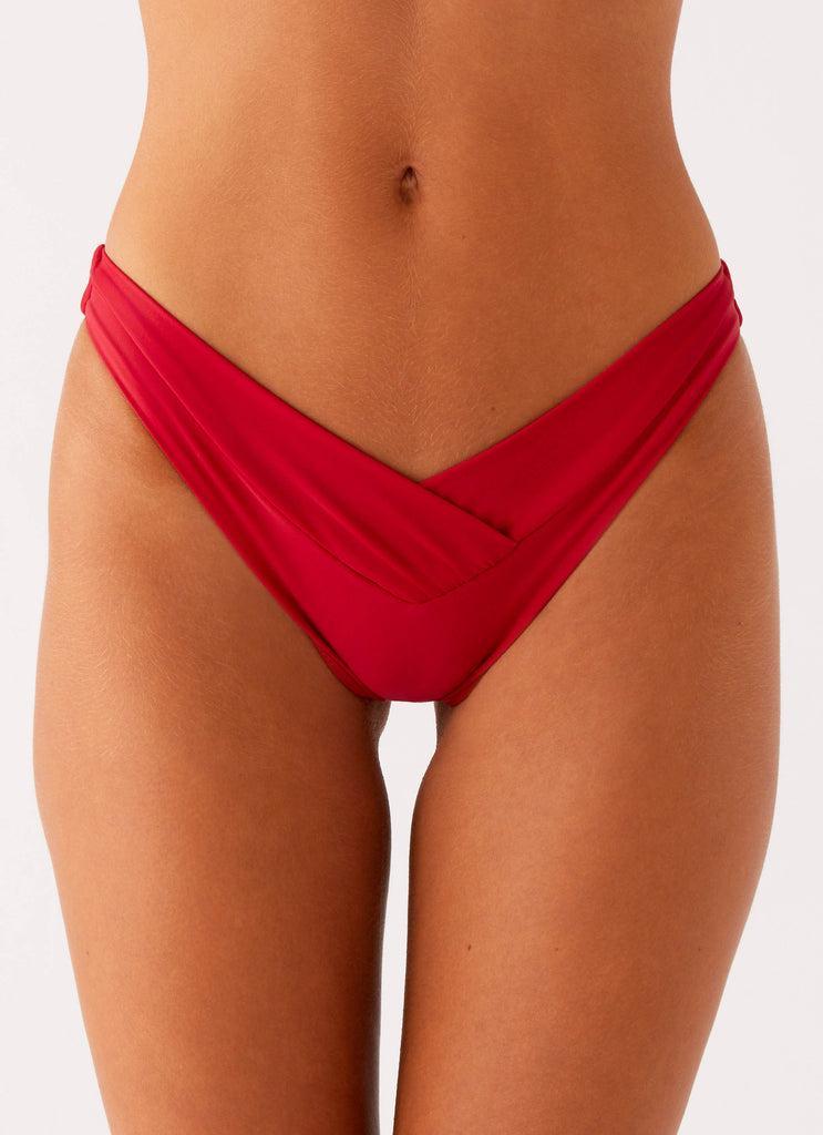 Peppermayo Peppermayo Exclusive - Delta Bikini Bottoms - Deep Red