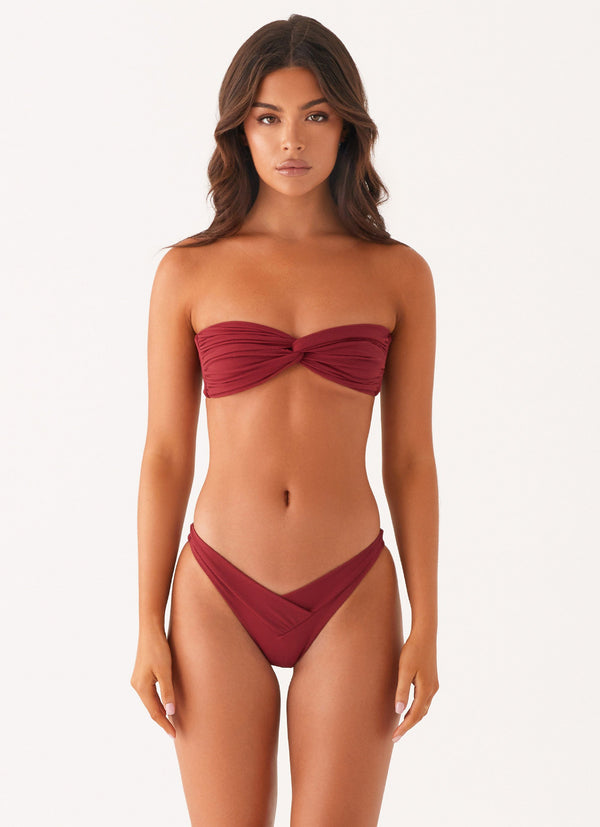 peppermayo Peppermayo Exclusive - Delta Bikini Bottoms - Mulberry