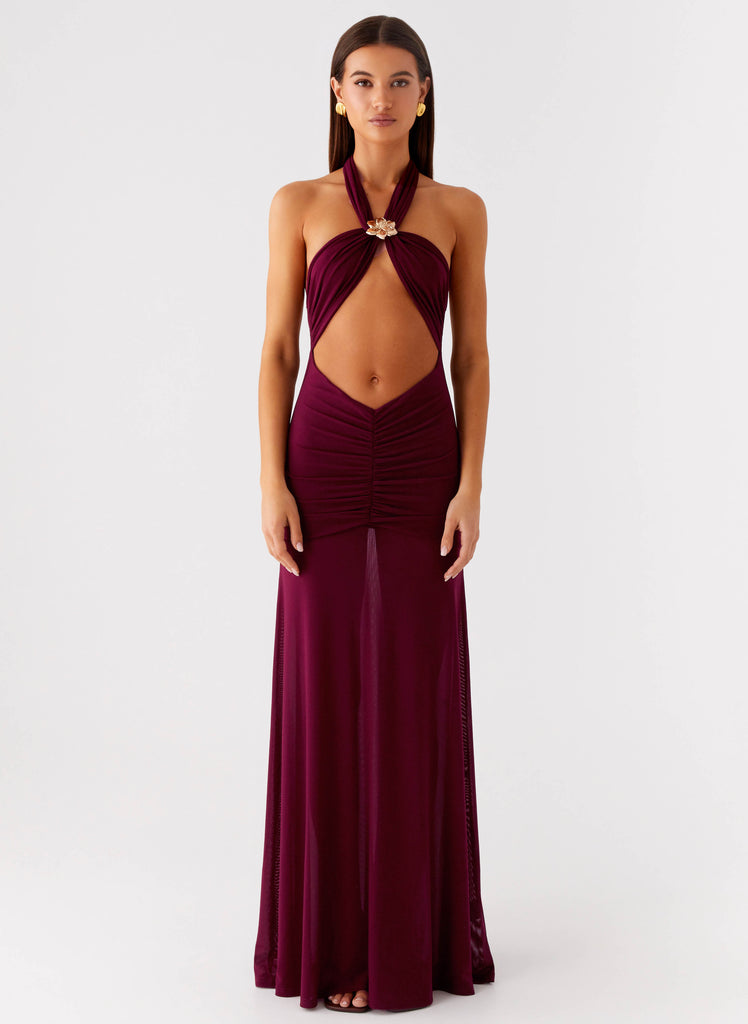 Peppermayo Peppermayo Exclusive - Deltina Maxi Dress - Boysenberry