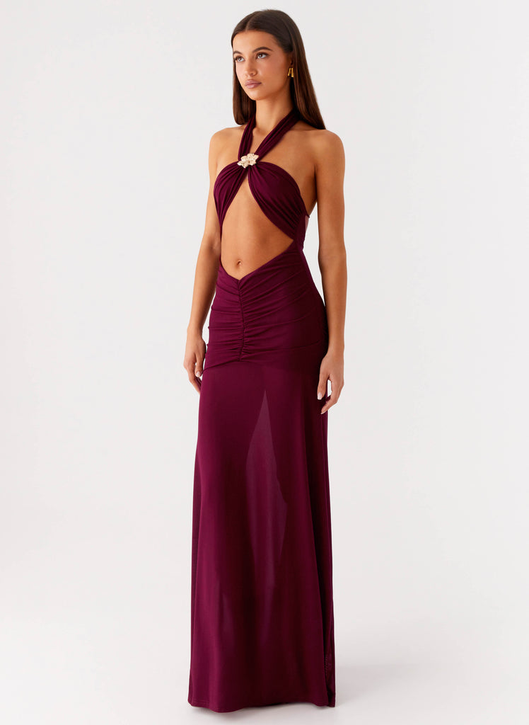 Peppermayo Peppermayo Exclusive - Deltina Maxi Dress - Boysenberry