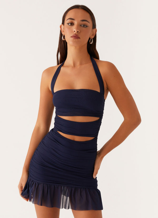 peppermayo Peppermayo Exclusive - Devyn Mini Dress - Navy