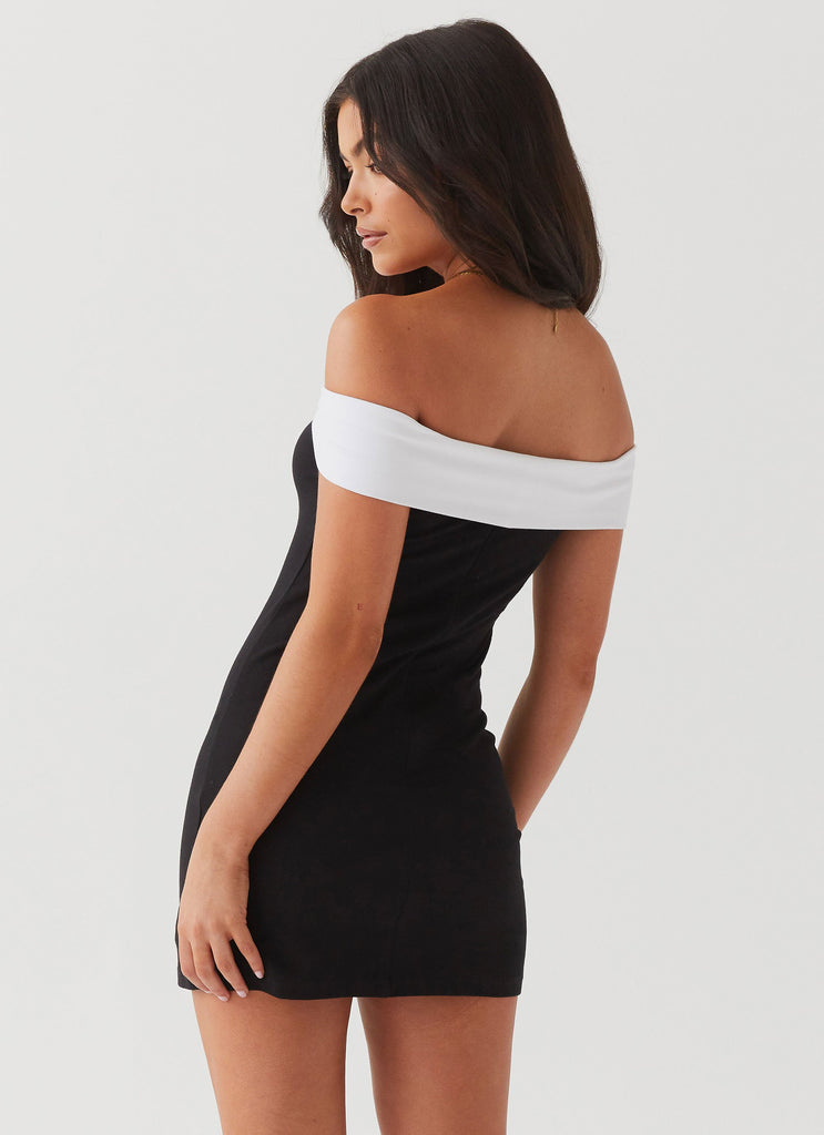 Peppermayo Peppermayo Exclusive - Diamonds And Pearls Mini Dress - Black