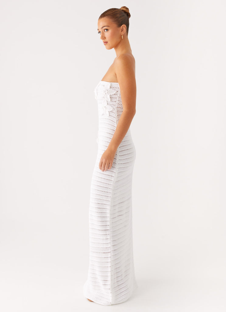 Peppermayo Peppermayo Exclusive - Diaz Crochet Maxi Dress - White