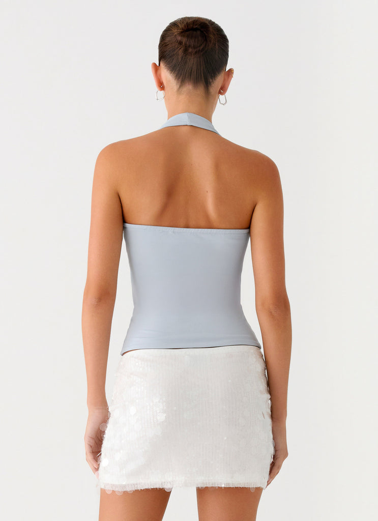 Peppermayo Peppermayo Exclusive - Diego Halter Top - Blue