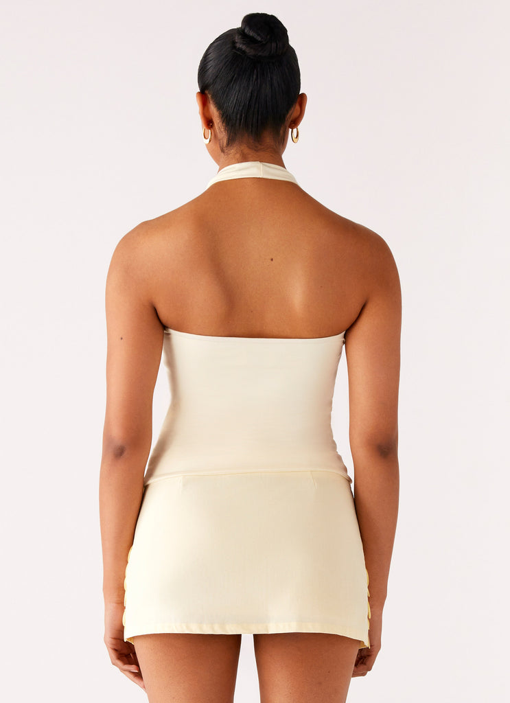 Peppermayo Peppermayo Exclusive - Diego Halter Top - Yellow