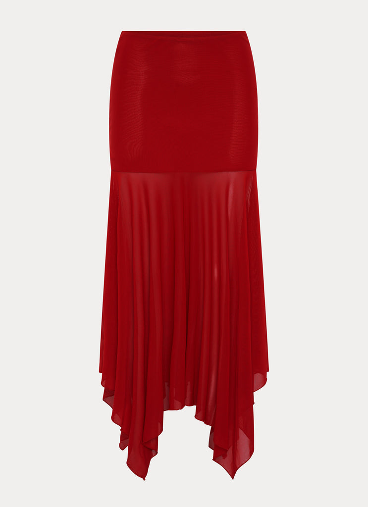 Peppermayo Peppermayo Exclusive - Dionne Maxi Skirt - Red