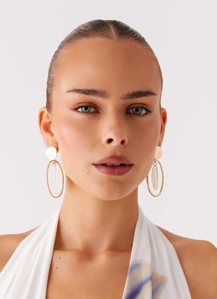 Peppermayo Peppermayo Exclusive - Dolce Vita Earrings - Gold