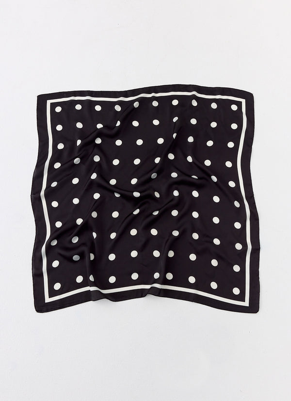 peppermayo Peppermayo Exclusive - Dotty Dreams Scarf - Black Polkadot