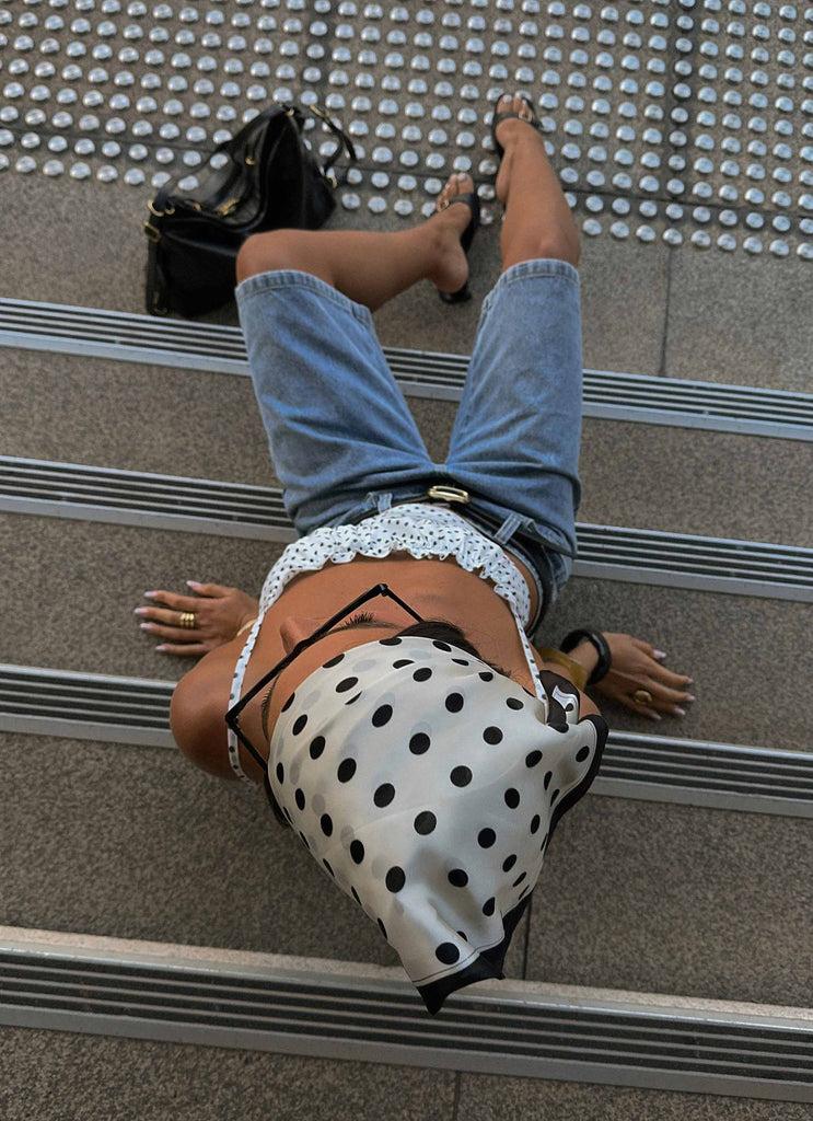 Peppermayo Peppermayo Exclusive - Dotty Dreams Scarf - White Polkadot